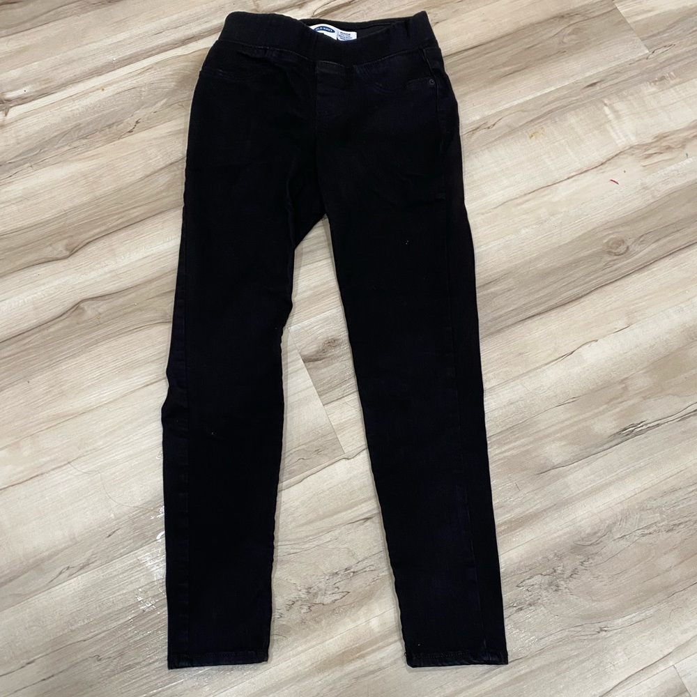 Old Navy Rockstar Super Skinny Jeans Black 2 Petite Built In Sculpt 0255